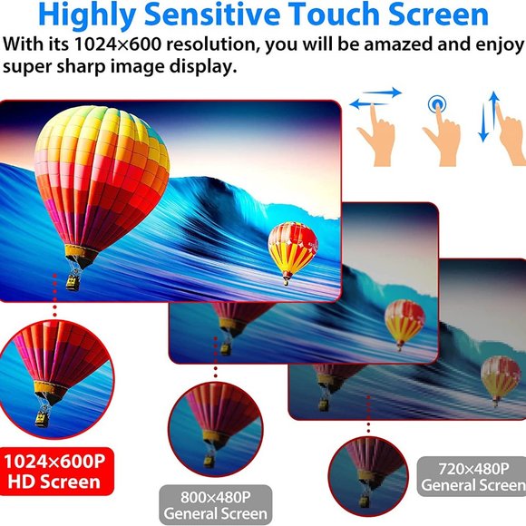 NWT SJOYBRING 7” HD Touchscreen Double Din Car Stereo TOUCHSCREEN - Picture 10 of 12